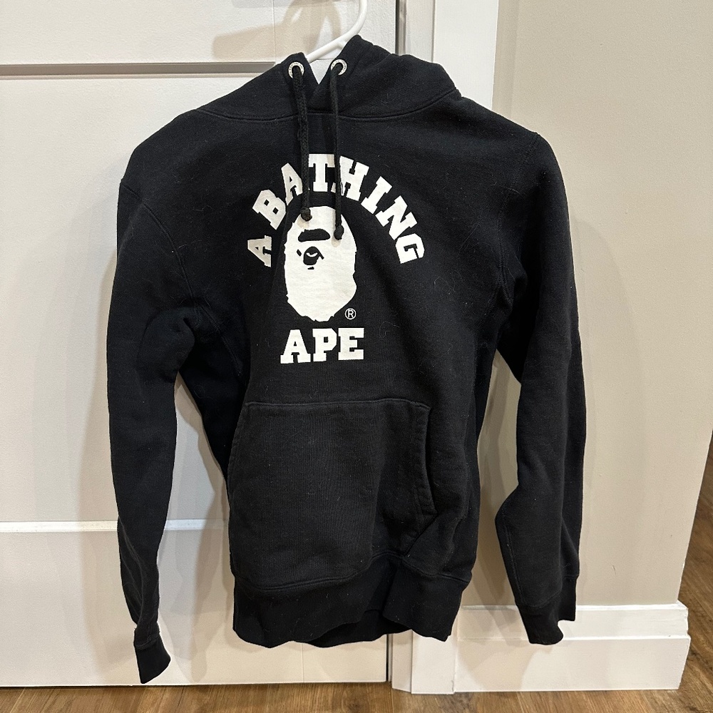 BAPE Black Hoodie - Adult Size Small